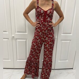 Flare pant jumpsuit